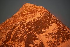 Gokyo Ri 05-2 Everest North Face and Southwest Face Close Up From Gokyo Ri At Sunset.jpg